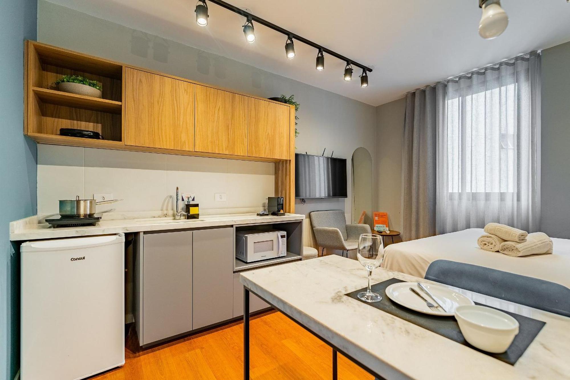 Apartamento Princess Xtay - Estudios Completos Em Curitiba, Proximo A Rua 24H